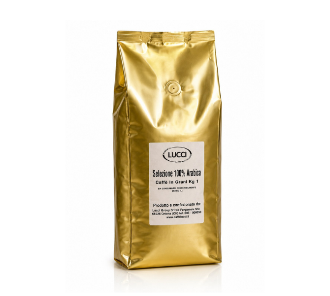 Caffè in Grani, Caffè Lucci, Miscela oro 100% Arabica 1kg